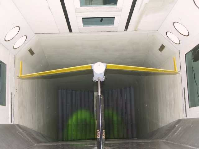 Seascan in University of Washington wind tunnel